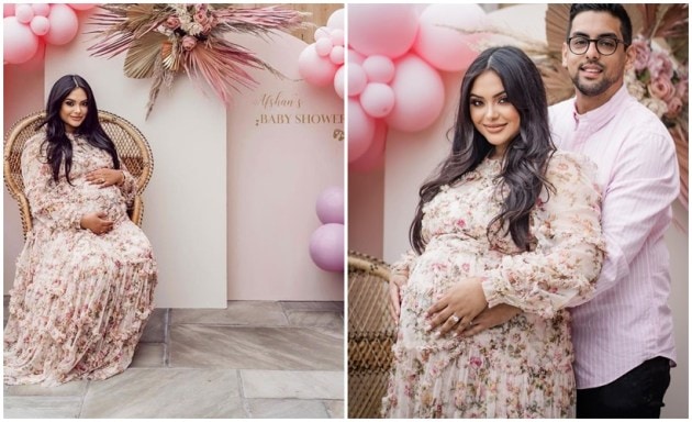 Afshan Azad babby shower photos