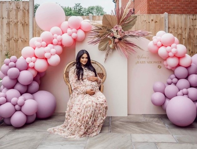 Afshan Azad baby bump