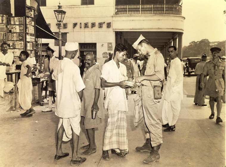 American soldiers in Calcutta, Americans in India, America, Calcutta, world war II, second world war, second world war in calcutta, japanese bombing of calcutta, bengal famine, bengal famine 1943, calcutta famine, calcutta news, kolkata news, Indian Express