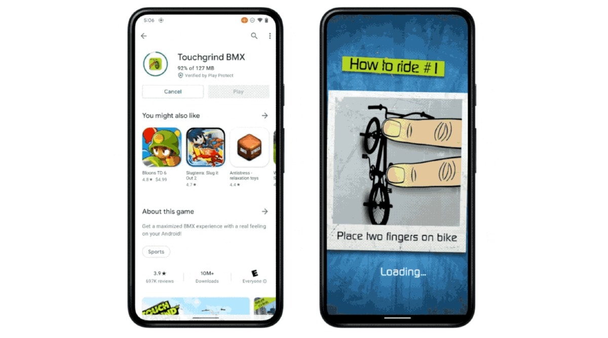 Google Play Games 'Play as you download', new game dashboard, more announced