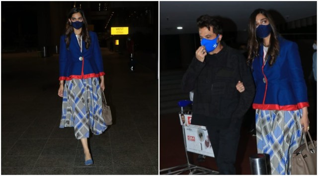 Anil Kapoor- Sonam Kapoor- Mumbai airport