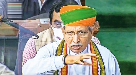 agnipath, agnipath protests, agnipath scheme, agnipath protest reason, Union Minister agnipath, Arjun Ram Meghwal, BJP agniveer, Indian Express News