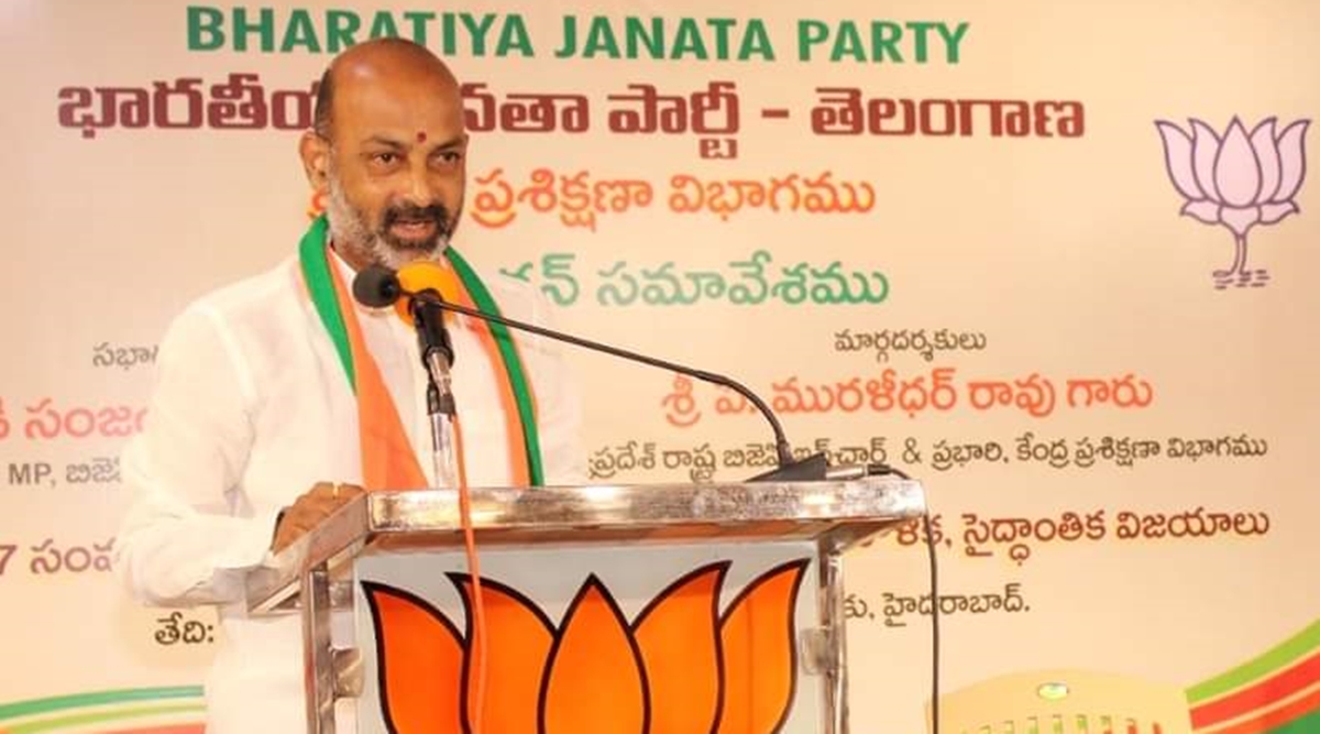 Telangana BJP chief to launch padyatra from August 9 | Cities News,The  Indian Express