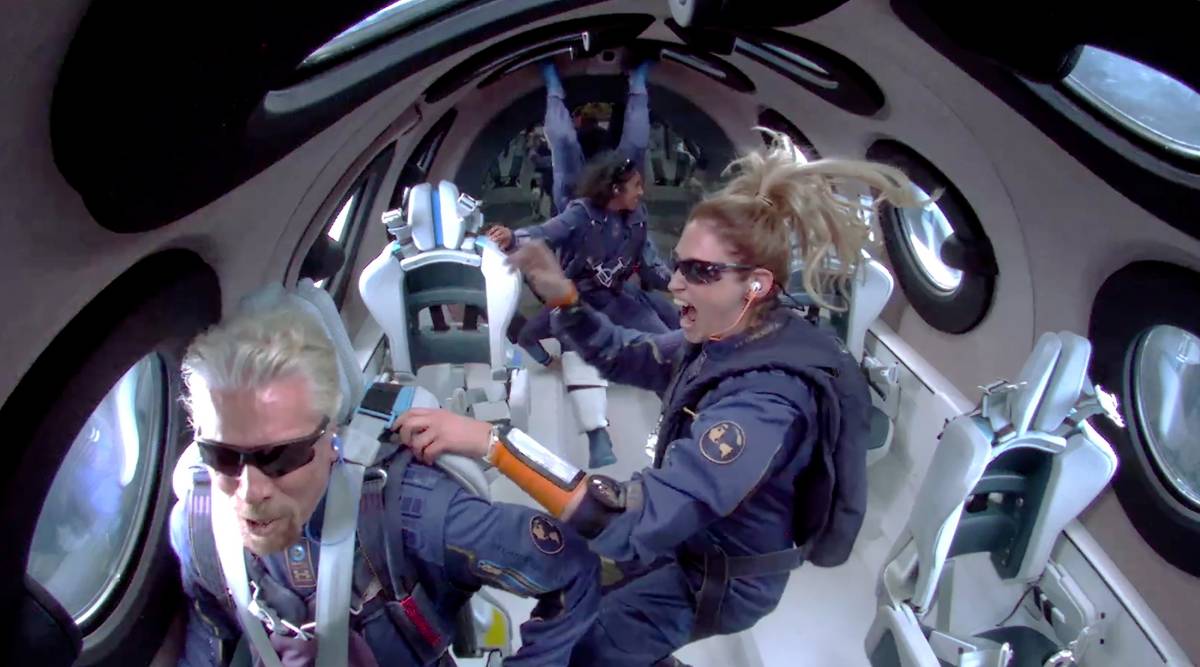 Watch: Rocket Blasts Richard Branson, Crew Into New Era Of Space Flight