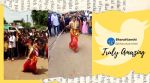 Newlywed bride perform martial arts, Tamil Nadu, Silambattam, Tamil Nadu Bride performs martial arts viral video, Bride martial arts performance, self-defense awareness, Thoothukudi, viral video, Indian Express news