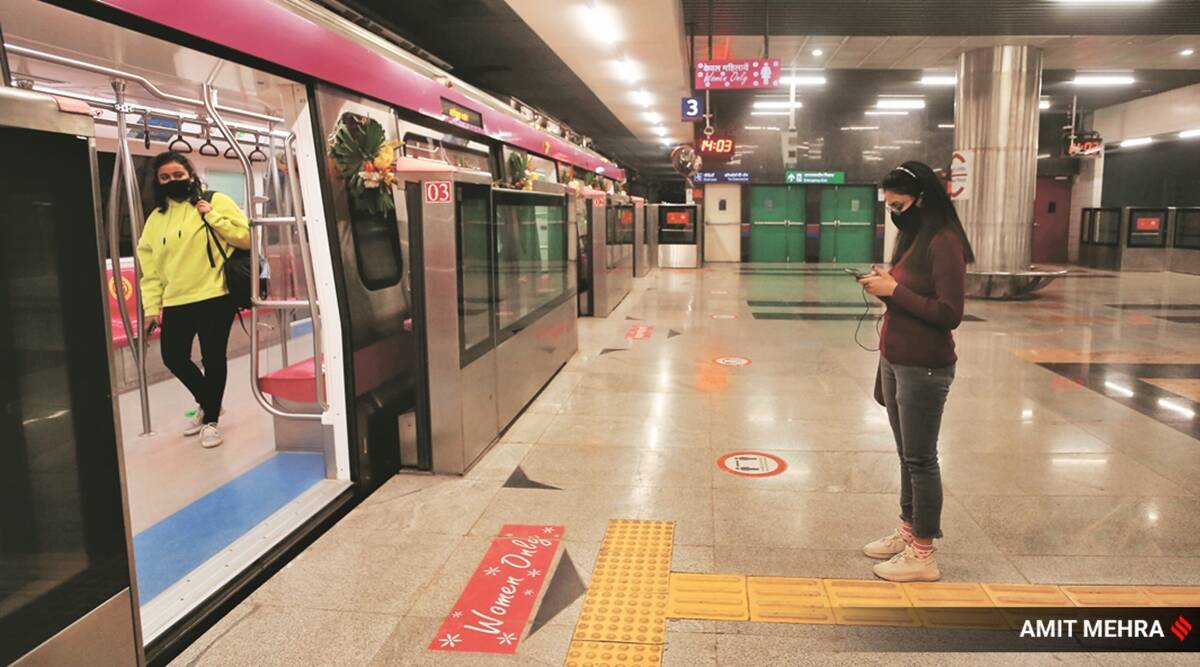 Despite relaxations, only 50 passengers per coach in Metro DMRC
