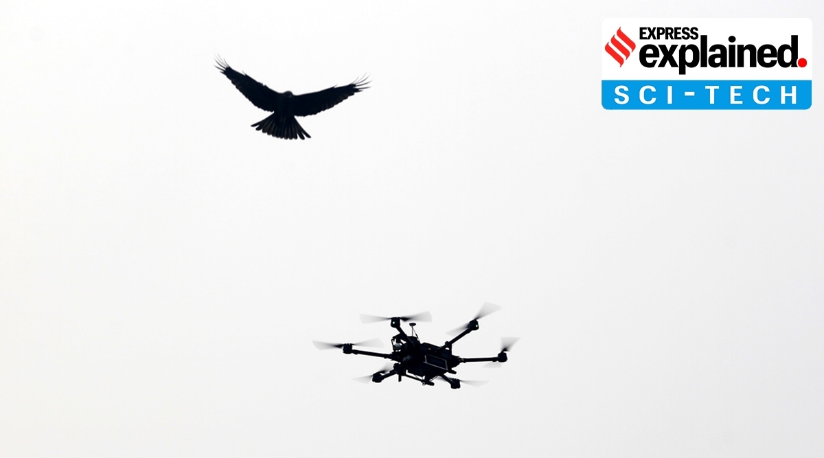 Drone surveillance during anti-CAA protests at Red Fort in December 2019. (File photo)