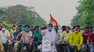 TMC minister cycles 38 km to assembly as petrol price crosses Rs 100 in Kolkata
