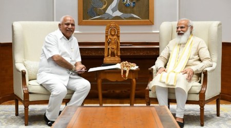 Yediyurappa meets PM, scheduled to meet Shah and Nadda today