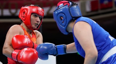 Tokyo 2020: Pooja Rani beats Ichrak Chaik of Algeria by 5:0 in the Round of 16. (AP)