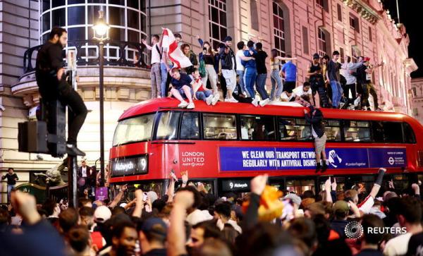 ENG vs DEN, EURO 2020, England fans
