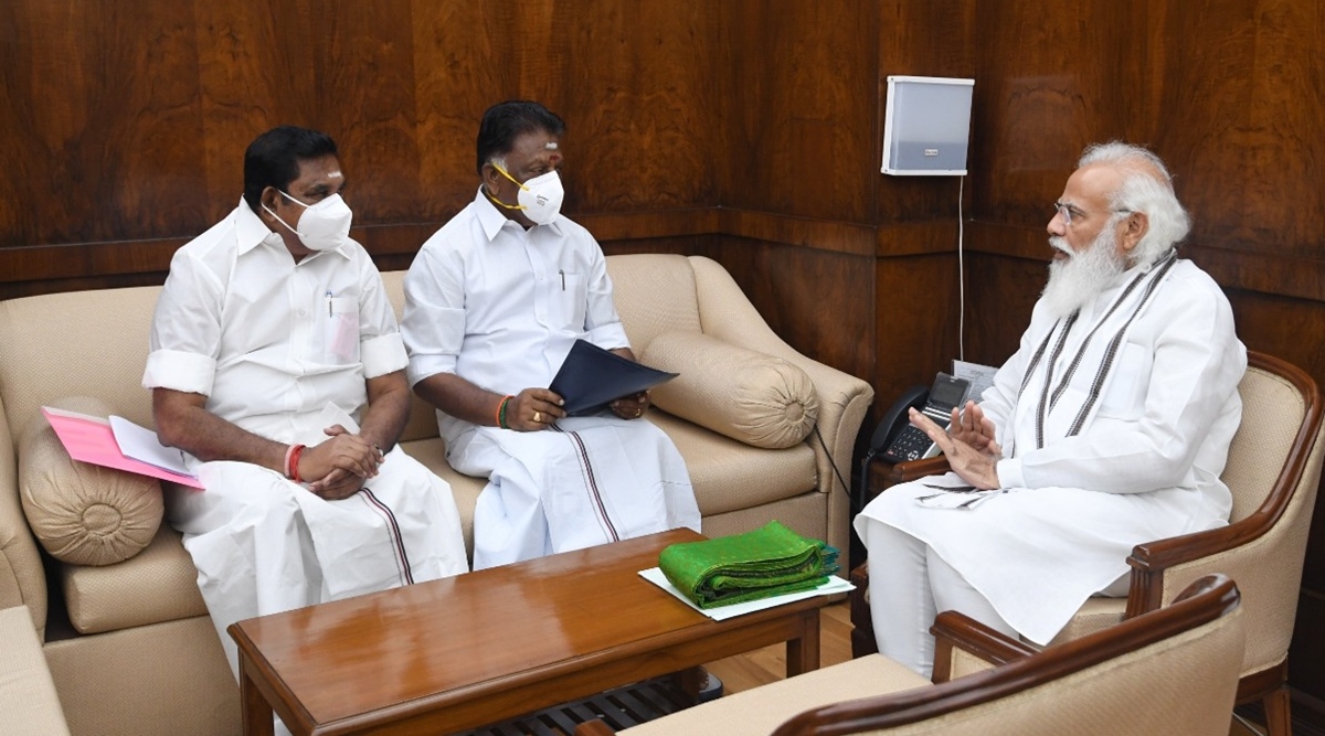 AIADMK top brass calls on PM Modi, urges Centre to not support ...
