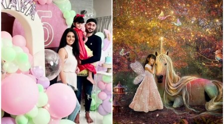 Geeta Basra-Harbhajan Singh daughter Hinaya turns 5 See 'magical' birthday bash photos and special photoshoot