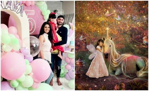 Geeta Basra-Harbhajan Singh daughter Hinaya turns 5 See 'magical' birthday bash photos and special photoshoot