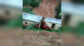 Goa train derailed
