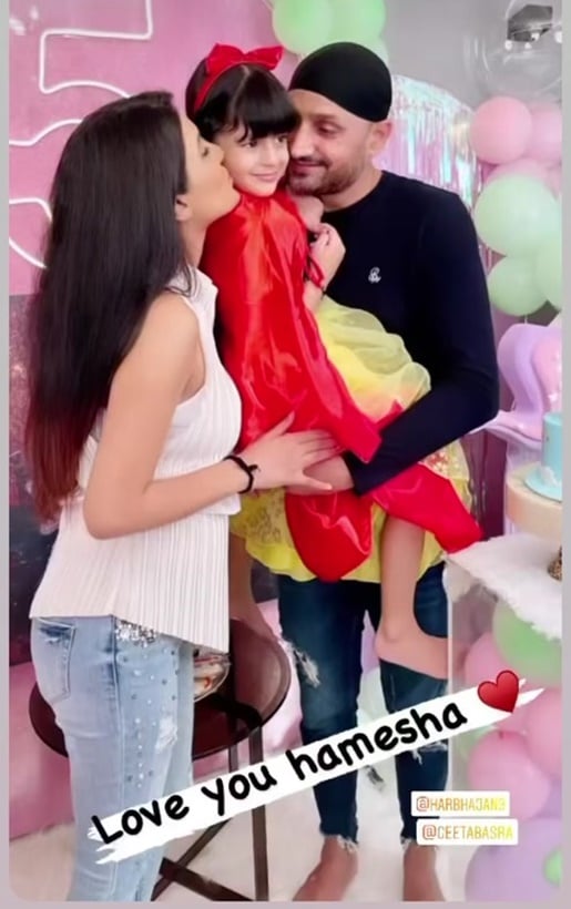 Inside Geeta Basra-harbhajan Singh’s Daughter Hinaya’s Birthday Bash 