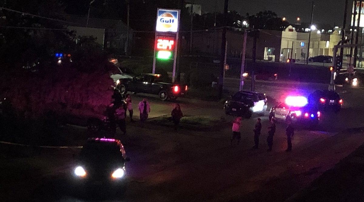 The shootings happened late Sunday at the Palace Inn motel in northwest Houston. (Twitter/houstonpolice)