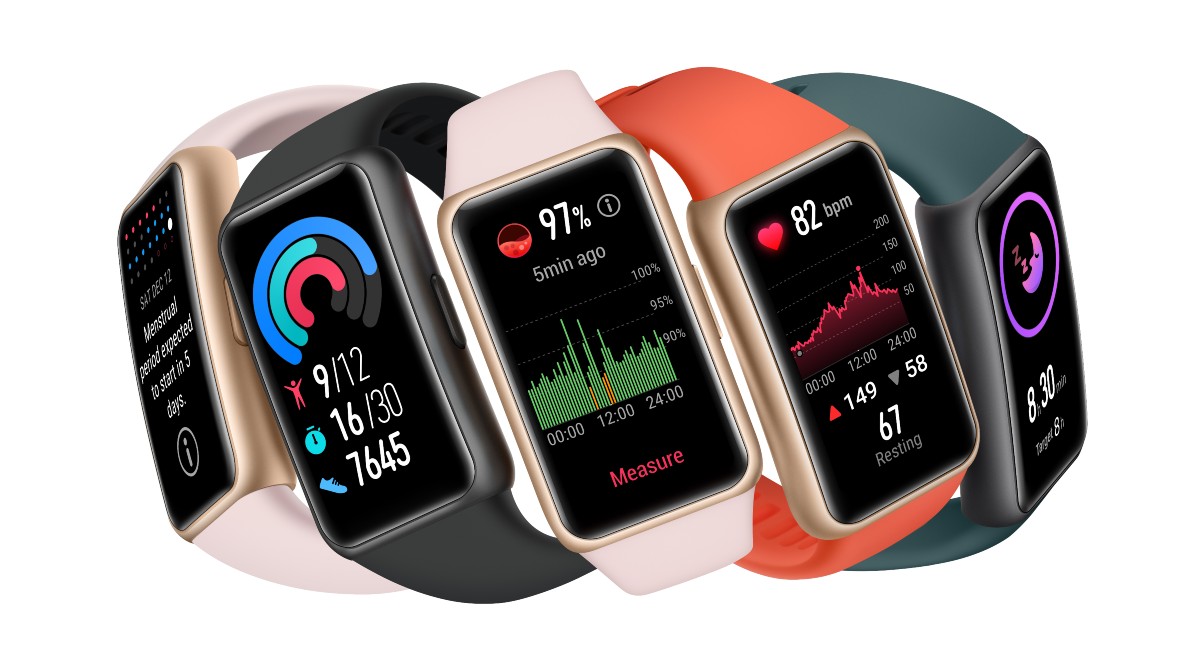 Huawei Band 6 Launched With 96 Workout Modes Heart Rate Sensor Check India Price And More Technology News The Indian Express