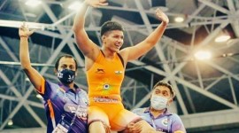 Indian Wrestler Priya Malik wins Gold Medal at 2021 World Cadet Wrestling Championships