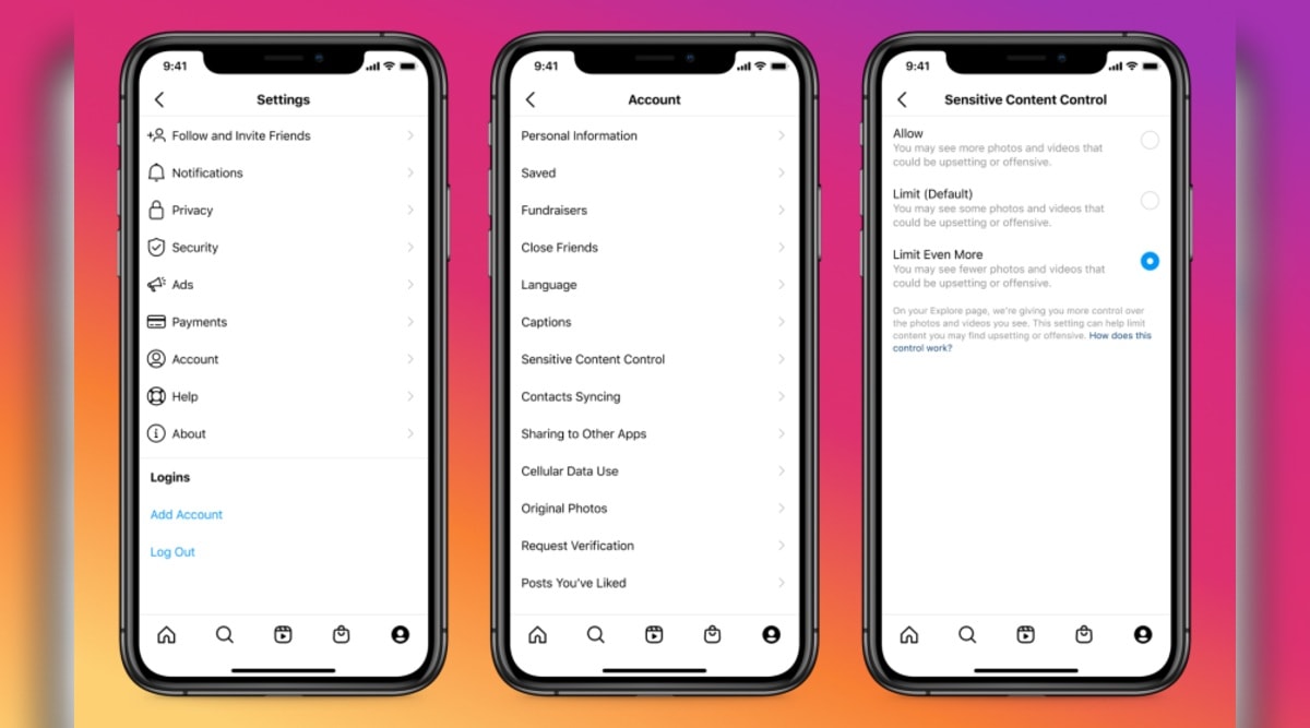 Instagram adds a new Sensitive Content Control option: Check details