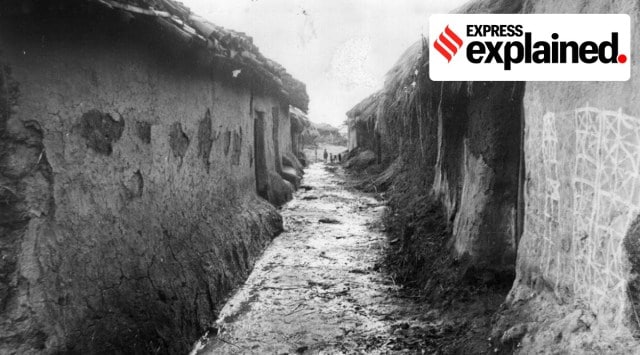 A deserted village in Jehanabad, Bihar. (Express Archives)