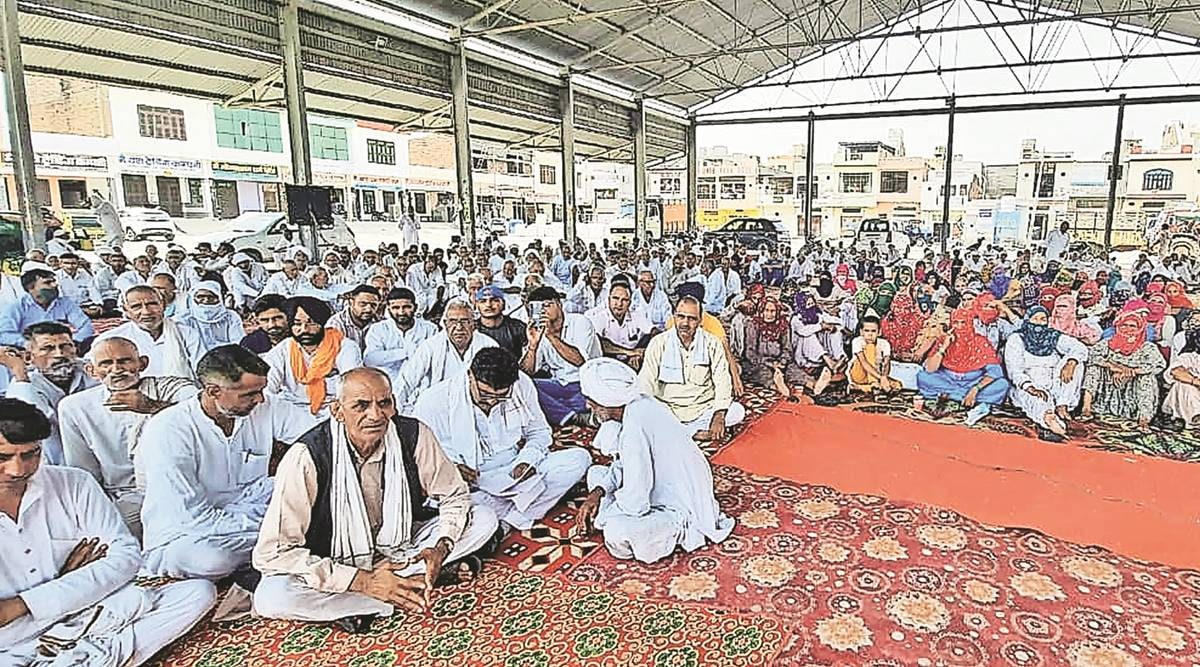 BJP, JJP, BKU, Haryana panchayat polls, Jind mahapanchayat, 2022 Assembly elections in Uttar Pradesh, india news, indian express