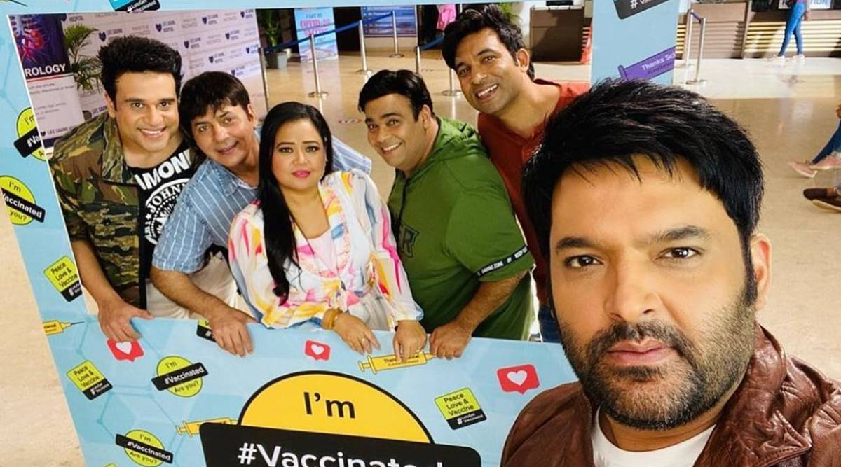 The Kapil Sharma Show team gets vaccinated ahead of their comeback, post a photo | Entertainment News,The Indian Express