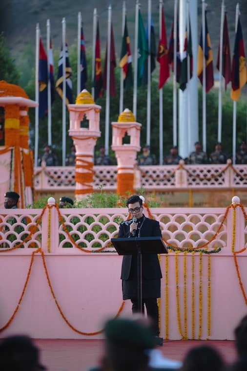 Karan Johar at the Kargil War Memorial