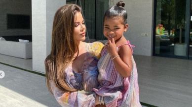 Khloe Kardashian, Khloe Kardashian news, Khloe Kardashian daughter, Khloe Kardashian motherhood, Khloe Kardashian parenting, Khloe Kardashian on race, Khloe Kardashian and True Thompson, indian express news