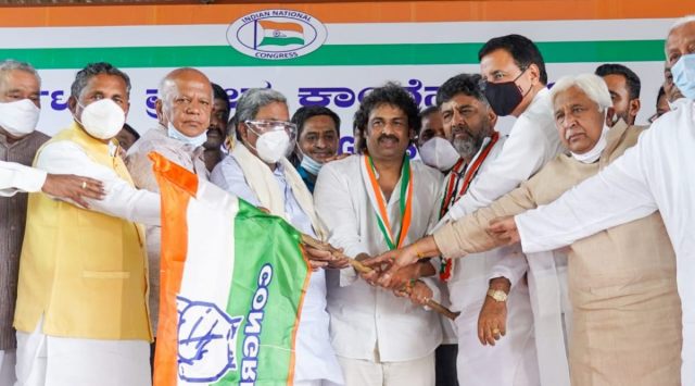 In March, Madhu Bangarappa had announced that he would join the party soon after quitting the JD(S), of which he was the working president.
(Express Photo)