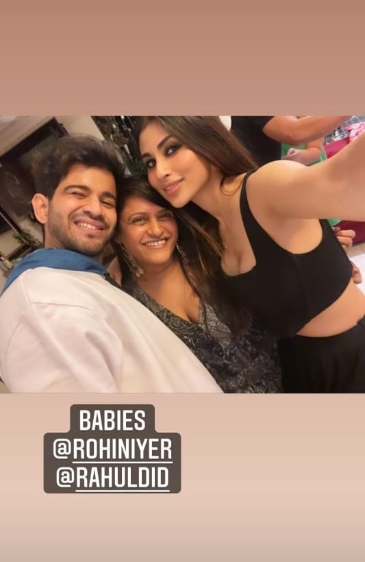 Mouni, Rahul Shetty and Rohini Iyer