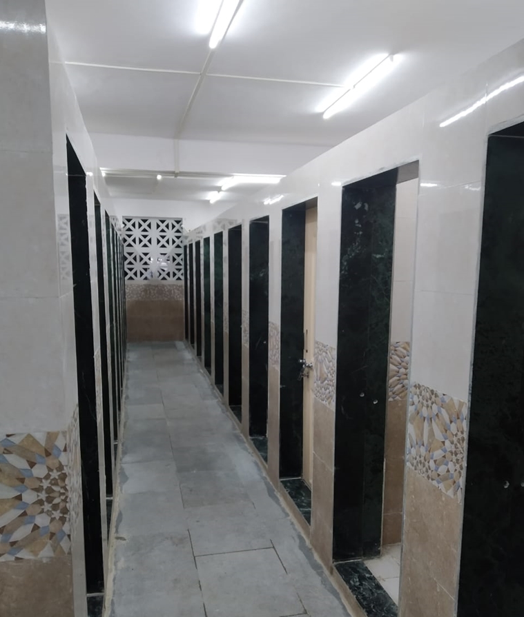 Inside Mumbai’s largest public toilet WiFi access, TV and potted