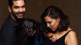 Neha Dhupia-Angad Bedi relationship timeline, Neha Dhupia-Angad Bedi second pregnancy, Neha Dhupia news, Angad Bedi news, Neha Dhupia pregnancy, Neha Dhupia children, Neha Dhupia husband, Neha Dhupia marriage, indian express news