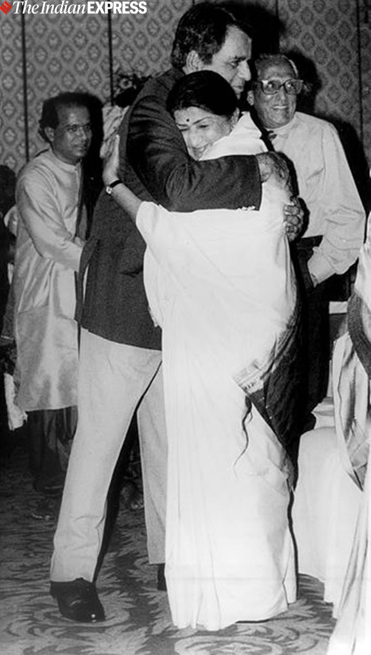 Lata Mangeshkar with Dilip Kumar