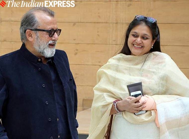 Supriya with Pankaj Kapur