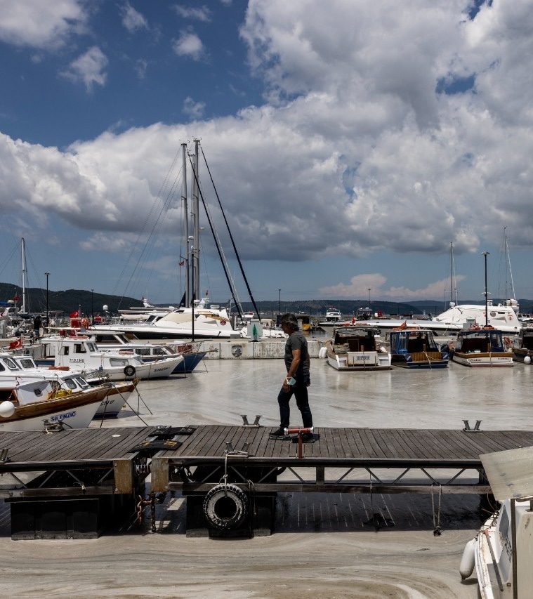 El mar de Mármara, un 'zafiro' de Turquía, se asfixia por la contaminación