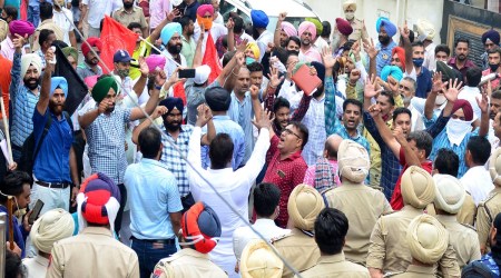 Punjab teachers, teachers protest