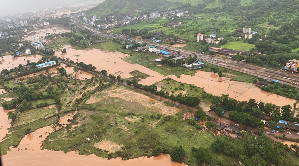 Maharashtra Floods: Rescue Operation With Helicopters Begins In Mahad ...