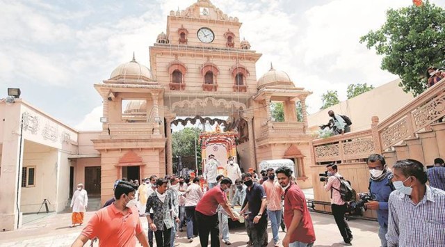 The Gujarat government on Thursday gave permission for the Lord Jagannath Rath Yatra to be taken out in Ahmedabad city on July 12, without any fanfare, in view of the Covid-19 pandemic. (File photo)