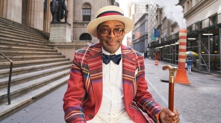An undated photo provided by David Lee of Spike Lee on the set of his commercial for Coin Cloud, a company that makes kiosks to buy and sell cryptocurrencies. The filmmaker’s commercial for a crypto company is one of many recent marketing efforts to make digital cash palatable for newbies. (David Lee via The New York Times)