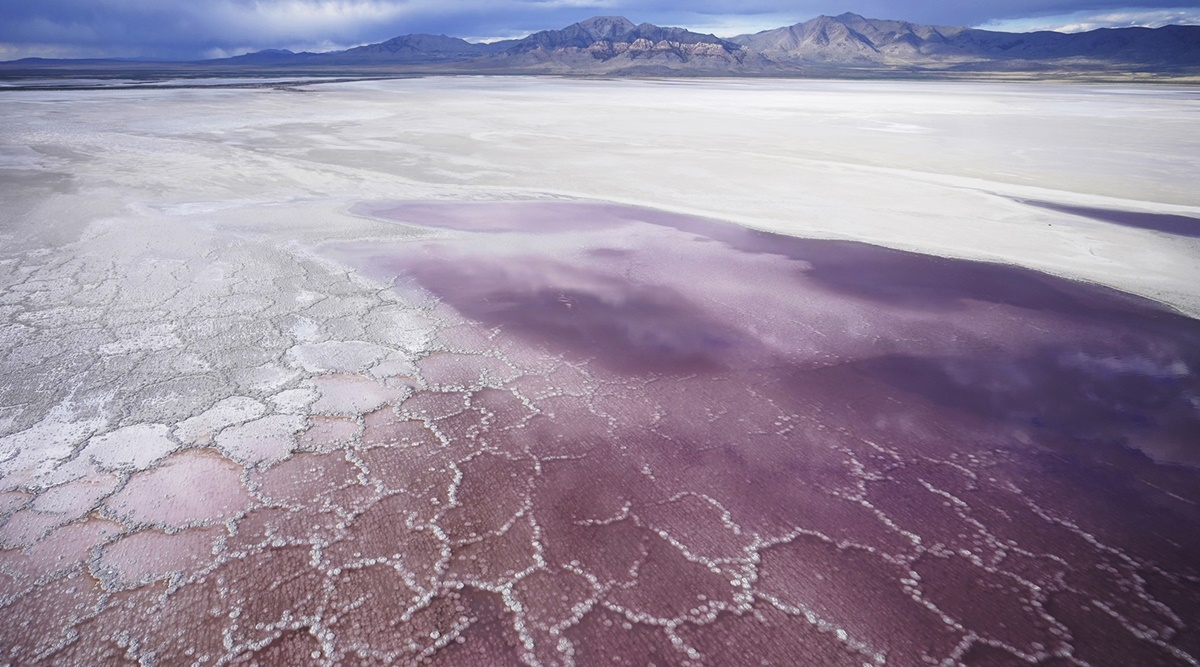 Pink water washes Utah