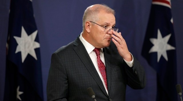 Australia's Prime Minister Scott Morrison during a press conference in Sydney. (AP)