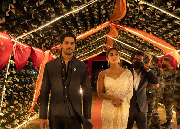 Sidharth Malhotra and Kiara Advani at the Shershaah trailer launch