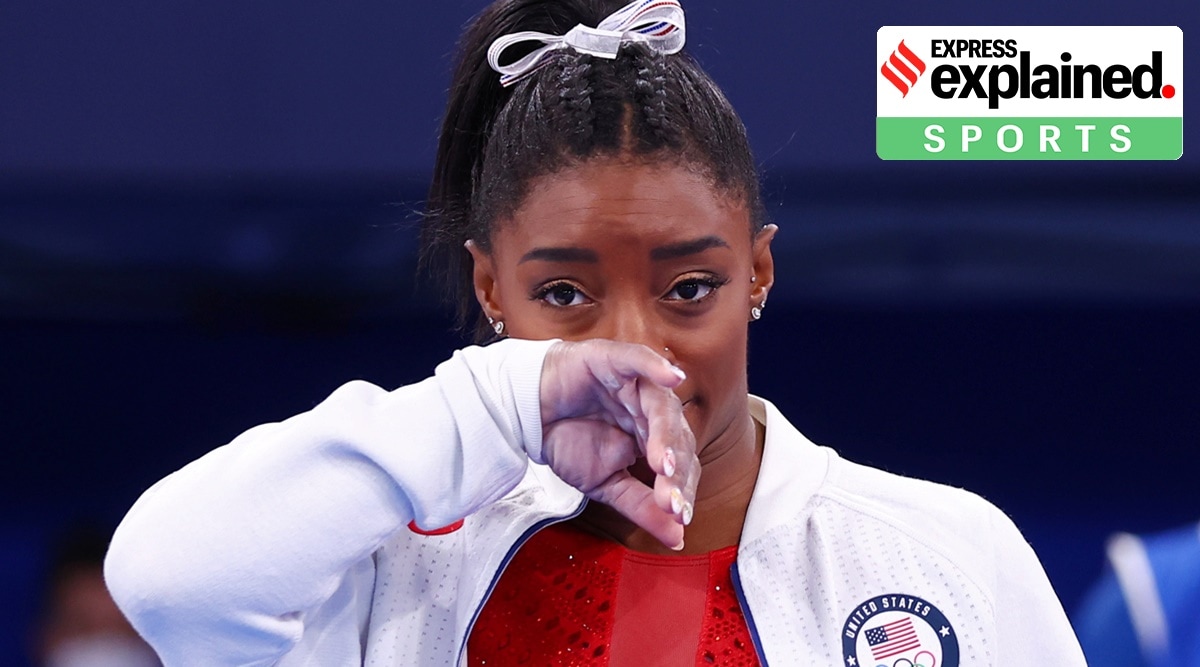 Simone Biles of the United States during the Women's Team Final event. (Photo: Reuters)