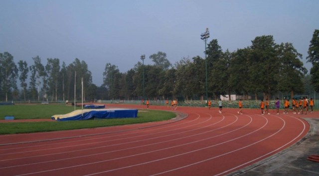 The AFI held trials for selecting the female members of India's Tokyo-bound 4*400m relay team in Patiala. (NIS)