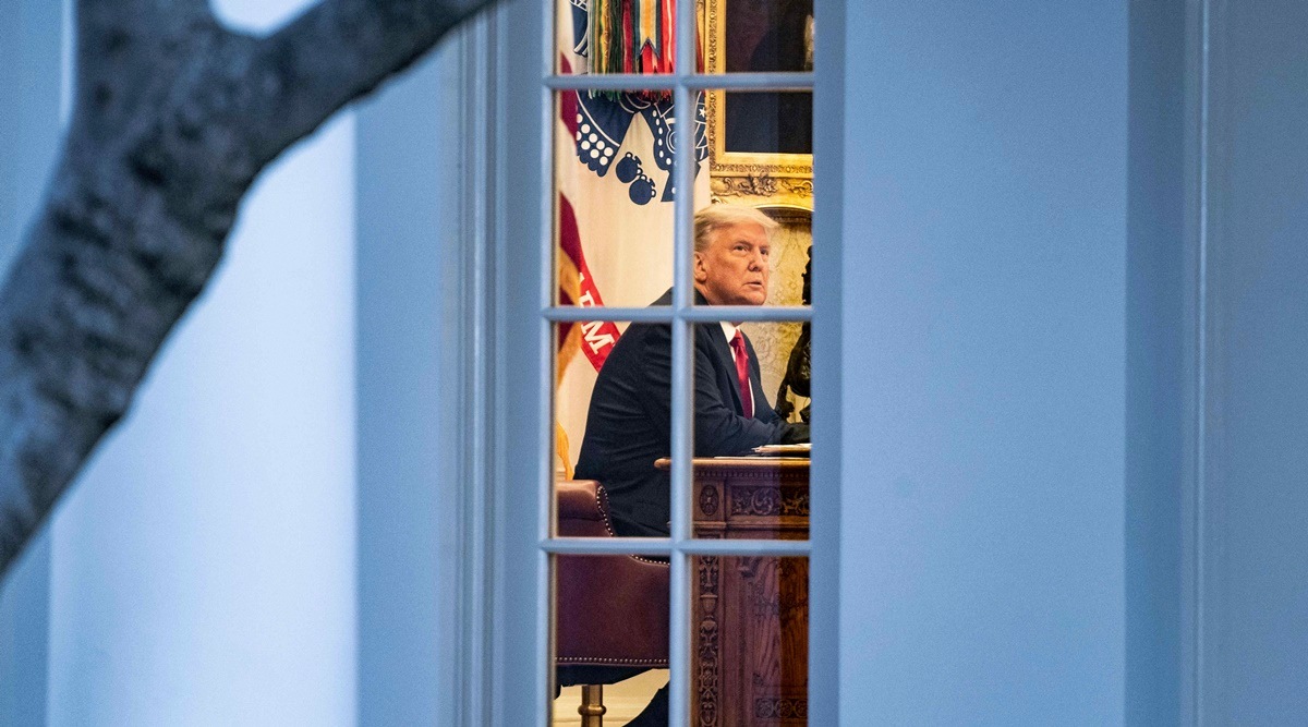 Former President Donald Trump in the Oval Office of the White House in Washington, Nov. 13, 2020. (Anna Moneymaker/The New York Times)