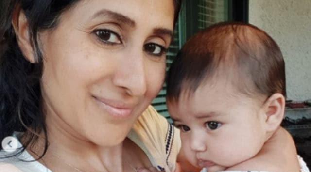 Teejay Sidhu, Teejay Sidhu news, Teejay Sidhu daughters, Teejay Sidhu motherhood, Teejay Sidhu pregnancy, Teejay Sidhu third daughter, Teejay Sidhu and Karanvir Bohra, indian express news