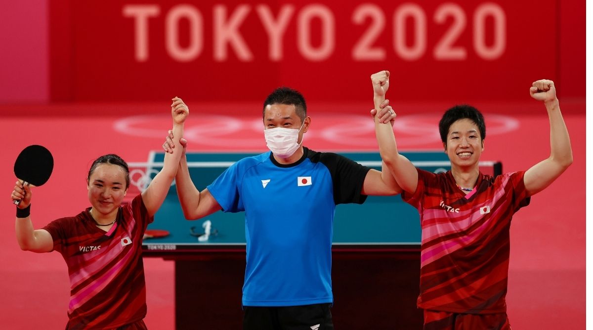 Tokyo 2020 Olympics - Table Tennis - Mixed Doubles - Gold medal match - Tokyo Metropolitan Gymnasium - Tokyo, Japan