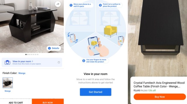 augmented reality, flipkart 3d ar feature, ar shopping, ar furniture, flipkart, flipkart ar 3d furniture shopping, ar in ecommerce, ar in retail