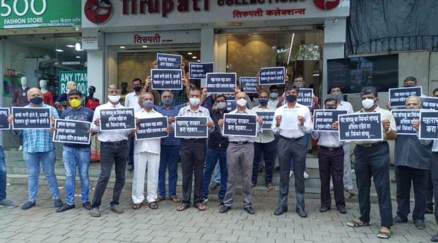 Traders protest Dadar